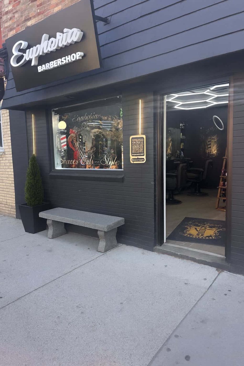 Euphoria Barbershop storefront