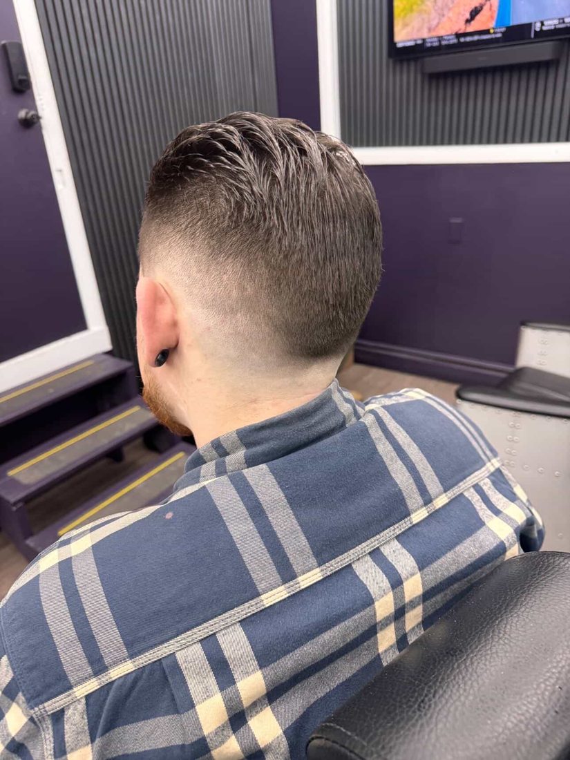 Tapered cut at Euphoria Barbershop