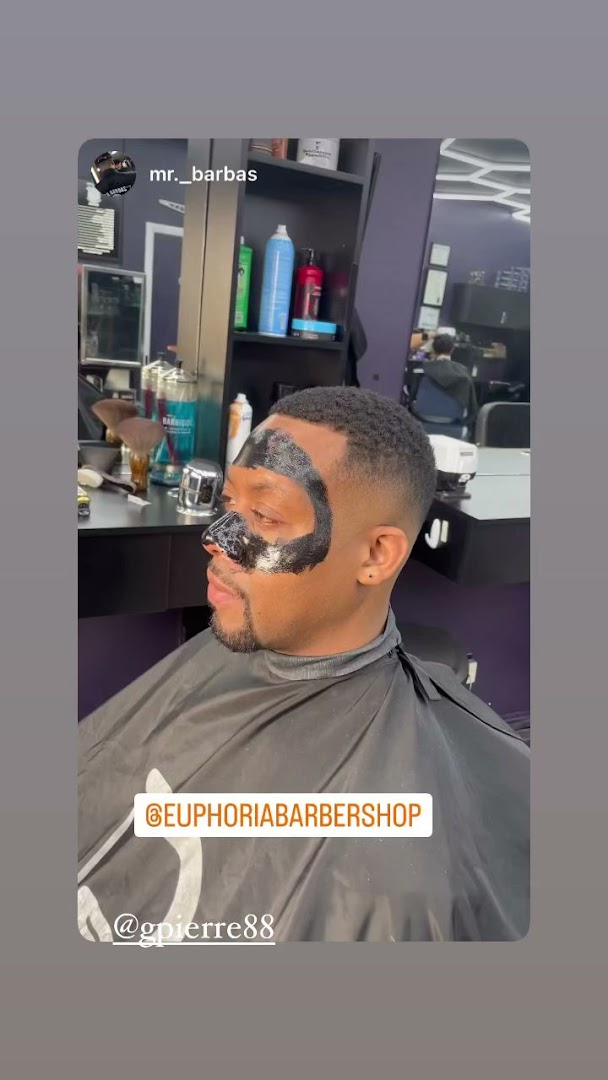 Inside Euphoria Barbershop
